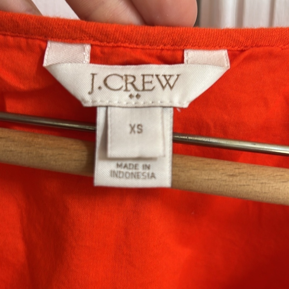 J Crew Coral Gauze Dress - Picture 3 of 5